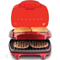 Ariete Party Time Hamburger Maker, Rot -Günstiges Laube Lust Geschäft 23c8e2f3eeac53beed1f8884baf63d59