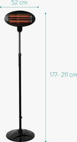 Navaris Baby Heizstrahler Wärmelampe Mit Standfuß - 3 Stufen Wickeltisch Wärme Lampe Mit Stand - Abschaltautomatik Höhenverstellbar In Schwarz 9 Navaris Baby Heizstrahler Wärmelampe Mit Standfuß - 3 Stufen Wickeltisch Wärme Lampe Mit Stand - Abschaltautomatik Höhenverstellbar In Schwarz -Günstiges Laube Lust Geschäft 24ef95c712cd09ef0be08d6e13104873