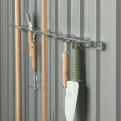 Juskys Metall Gerätehaus S Mit Pultdach, Schiebetür & Fundamentrahmen - 1,4 M² - 161 X 86 X 181 Cm - Anthrazit - Geräteschuppen Gartenhaus Schuppen -Günstiges Laube Lust Geschäft 24f076ed58d56b18d48deb4a9cd4859d