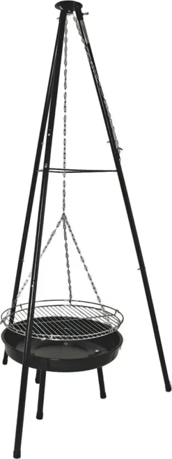 Garden Pleasure Schwenkgrill 3-Bein Grill Standgrill Holzkohle Holzkohlegrill
