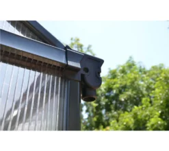 Palram - Canopia Aluminium Gewächshaus Glory 88 | Grau | 244x244x268 Cm -Günstiges Laube Lust Geschäft 25b78d2e1d9c273a8248531de16ab4fe