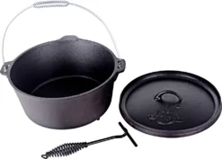 El Fuego Dutch Oven Schwarz Kasan Gusseisen Mit Deckelheber 8,46 Liter (AY463) 23 El Fuego Dutch Oven Schwarz Kasan Gusseisen Mit Deckelheber 8,46 Liter (AY463) -Günstiges Laube Lust Geschäft 2602139b59dcf306e5627f961e7a2e3e
