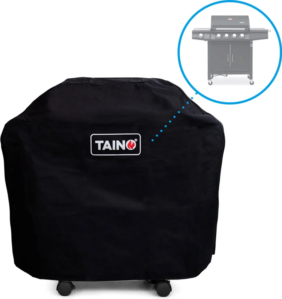 TAINO RED 4+1 Brenner Gasgrill Abdeckung Set Gasregler BBQ Zubehör Cover 11 TAINO RED 4+1 Brenner Gasgrill Abdeckung Set Gasregler BBQ Zubehör Cover – Bild 9