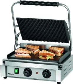 Bartscher Kontaktgrill "Panini-T" 1GR -Günstiges Laube Lust Geschäft 2723b6df985acb2a8497e60f0ca665f1