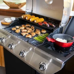 Nexgrill 3B Classic Gasgrill I 3 Brenner Gas Grill Mit Seitenbrenner I Grillwagen Mit Grillthermometer, Seitenablage Und Seitenkochfeld -Günstiges Laube Lust Geschäft 27a508d132e4fc958252202ee45f05ce