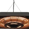 Outsunny Deckenheizstrahler 800W/1200W/2000W 5 Modi Heizstrahler IP45 Elektro Heizpilz Mit Fernbedienung LED-Licht Alu Glas Schwarz 45 X 45 X 10 Cm -Günstiges Laube Lust Geschäft 2938eda120ed3aa2b809714401fe6778