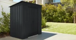 Globel Industries Gerätehaus "Skillion 84" Anthrazit 2,06 M² -Günstiges Laube Lust Geschäft 293e8af8b58fc7733bbbd94d3f408129