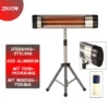Heizstrahler Standheizer 2500 Watt Mit Fernbedienung 2500-RC 84 X 180 X 85 Cm Schwarz -Günstiges Laube Lust Geschäft 29cd3cdd74d50f11d523bbe7c2fc1be4