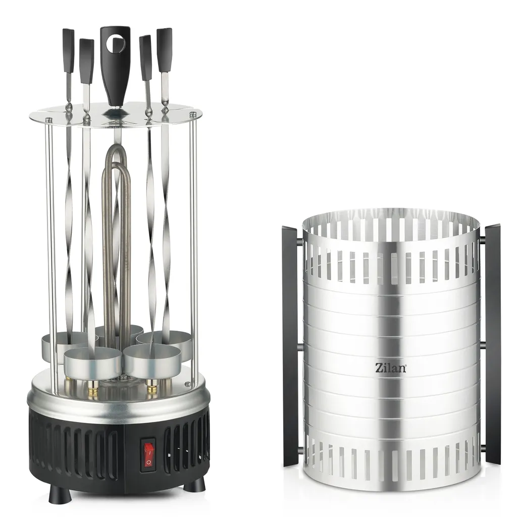 Zilan Kebap Maker | Schaschlikspieß Maker | Schaschlik Grill | Kebap Grill | 5 Spieße | Fettauffangschale 8 Zilan Kebap Maker | Schaschlikspieß Maker | Schaschlik Grill | Kebap Grill | 5 Spieße | Fettauffangschale – Bild 6