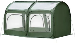 Outsunny Pop-Up Gewächshaus Mit 4 Reißverschlusstüren Treibhaus Tomatenhaus Frühbeet Stahl PVC Transparent 250 X 125 X 135 Cm 13 Outsunny Pop-Up Gewächshaus Mit 4 Reißverschlusstüren Treibhaus Tomatenhaus Frühbeet Stahl PVC Transparent 250 X 125 X 135 Cm -Günstiges Laube Lust Geschäft 2ab71e49df647bff5fc018399b219f6a