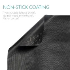 Navaris 3er Set BBQ Grillmatten - 3x Barbecue Matten - Grillfolie Backmatte Backfolie - Für Grill Und Ofen - Hitzebeständig Antihaft Zuschneidbar -Günstiges Laube Lust Geschäft 2bb93f9542b48e0d631433bf7644b19e