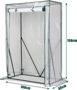 Lospitch Foliengewächshaus Gewächshäuser Treibhaus Tomatenhaus Pflanzenhaus Weiß 200*80*170CM -Günstiges Laube Lust Geschäft 2bdb43e4ca6d3ed281fc93874e4f6915