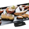 Bestron Elektrischer Tischgrill, Teppanyaki Grillplatte Im Asia Design, Grillspaß Für 4 Personen, 1.800 W, Farbe: Schwarz