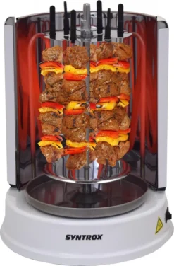 Syntrox Gyrosgrill Chef Grill RO-1400W-W Dönergrill Weiß -Günstiges Laube Lust Geschäft 2be8fa828241616a37cf327ddf8691a1