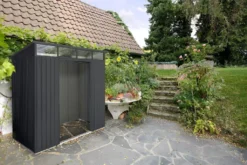 Pergart Gerätehaus "Lübeck 86" Anthrazit 4,05 M² -Günstiges Laube Lust Geschäft 2caa87f2922fb65ccbe6d950dee9a690