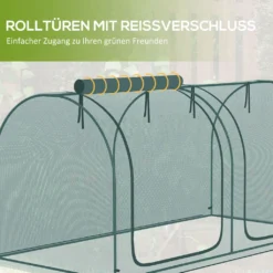 Outsunny 2,49 X 1,2 M Mini Gewächshaus, Pflanzenschutzzelt Mit Tür, Winddcihtes Tomatenhaus, Treibhaus Mit Stahlrahmen, HDPE-Netz Für Garten, Balkon, Dunkelgrün 16 Outsunny 2,49 X 1,2 M Mini Gewächshaus, Pflanzenschutzzelt Mit Tür, Winddcihtes Tomatenhaus, Treibhaus Mit Stahlrahmen, HDPE-Netz Für Garten, Balkon, Dunkelgrün -Günstiges Laube Lust Geschäft 2d3c7afd9b634d4fe17b949b1bd16dc9