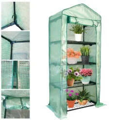 EINFEBEN Foliengewächshaus Gewächshäuser Gardebruk Treibhaus Frühbeet Tomatenhaus Pflanzenhaus Grün 70*50*160CM -Günstiges Laube Lust Geschäft 2d71fbb872e09f916623641c6d73a20e