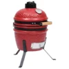 VidaXL 2-in-1 Kamado-Grill Smoker Keramik 56 Cm Rot