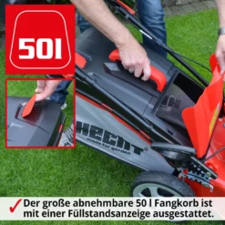 Elektro Rasenmäher Mit Radantrieb Elektromäher Mulchfunktion 46cm Schnittbreite 1800 Watt 60 Liter Fangkorb -Günstiges Laube Lust Geschäft 2ddccb279f82dd298b23211f9c731d6c