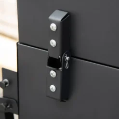 HOMCOM Outsunny Holzkohlegrill BBQ Gartengrill Mit Deckel Und Ablagen Metall Smoker BBQ Warmhalteplatte Regale Gartenparty Transportrollen Schwarz 124 X 66 X 112 Cm -Günstiges Laube Lust Geschäft 2e054e5dfaeac795dda805e2bb88f1a0