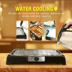 Aigostar Tischgrill Elektrisch, Barbecue Elektrogrill 2000W, 41 X 24 Cm Grillfläche, Smokeless Elektrischer Grill, BBQ Grill Für Balkon Indoor Party, Schwarz -Günstiges Laube Lust Geschäft 2f44b0cf2f0cca598a5a33b49389e7eb