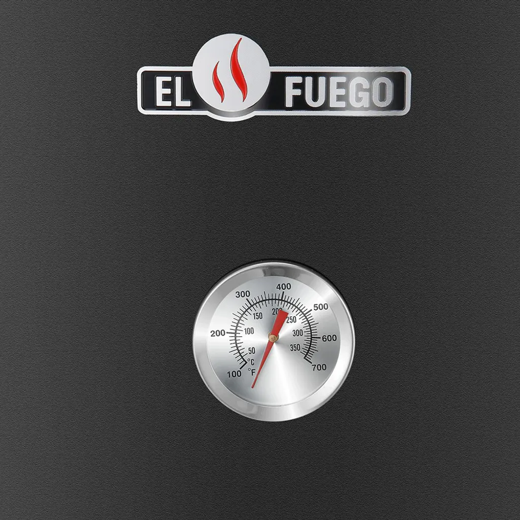 El Fuego Gasgrill / Smoker Standgrill Portland Grillfl. 3x 32x31cm 10 El Fuego Gasgrill / Smoker Standgrill Portland Grillfl. 3x 32x31cm – Bild 8