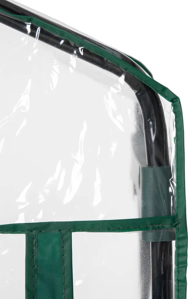 Outsunny Folien Gewächshaus Treibhaus Tomatenhaus Pflanzenhaus Frühbeet 4 Regalfächer Transparent 70 X 50 X 160 Cm 7 Outsunny Folien Gewächshaus Treibhaus Tomatenhaus Pflanzenhaus Frühbeet 4 Regalfächer Transparent 70 X 50 X 160 Cm – Bild 5