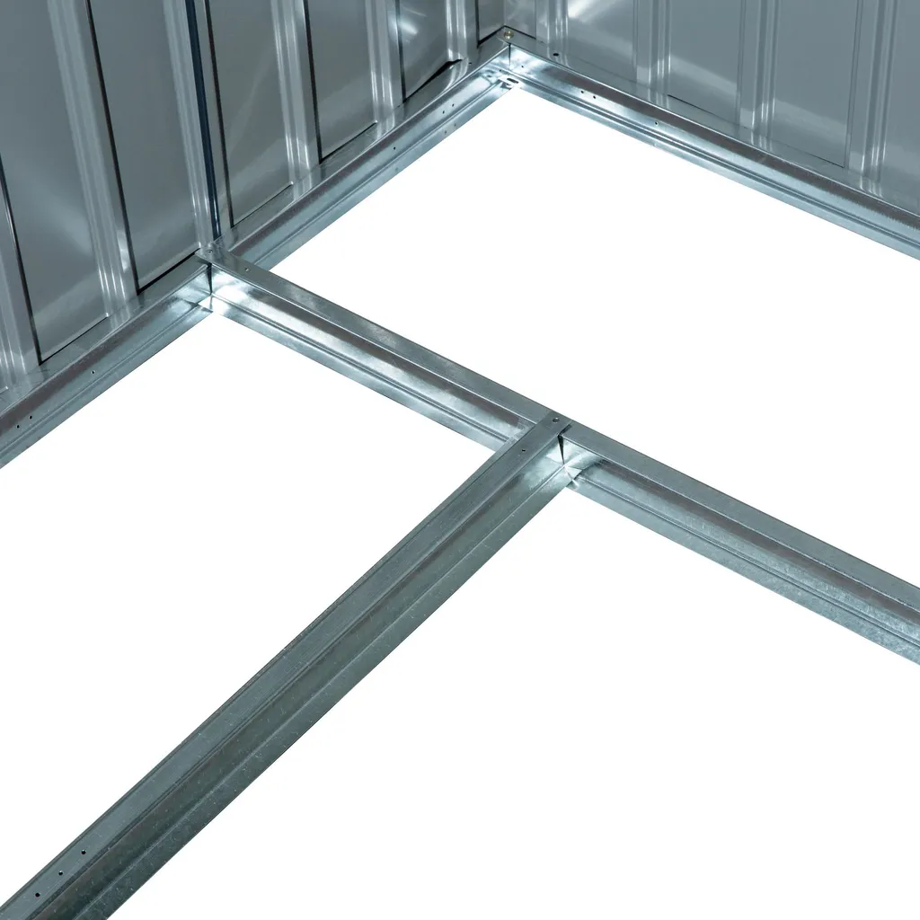 Outsunny Gerätehaus Geräteschuppen Gartenhaus Garten Schuppen Mit Fundament Und Schiebetüren Wetterfest Stahl Hellgrün 213 X 130 X 185 Cm 10 Outsunny Gerätehaus Geräteschuppen Gartenhaus Garten Schuppen Mit Fundament Und Schiebetüren Wetterfest Stahl Hellgrün 213 X 130 X 185 Cm – Bild 8