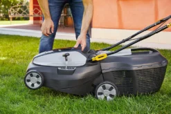 Akku-Rasenmäher AL1 3820 Li - Inkl. 2x 4 Ah Akkus U. 1x Doppel-Ladegerät -Günstiges Laube Lust Geschäft 31c49d6b1498d7387070e484debf9566