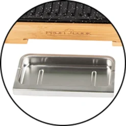 ProfiCook Teppanyaki-Grill PC-TYG 1143 Mit UmweltfreundlichemBambusrahmen -Günstiges Laube Lust Geschäft 31d9eaff941c8b406688b6109a7e5dd9