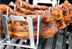 BBQ Rescher Multi-Grillständer Bavarian Multi Grill Rack Spareribs Drumsticks Grillgut Bauchfleisch Fisch Spieße Wammerl Resche DHDL Höhle Der Löwen -Günstiges Laube Lust Geschäft 32b9e6e138d17814263cc9b933664281