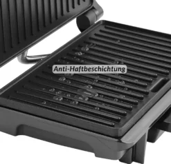 Monzana Kontaktgrill Antihaftbeschichtete Grillplatten Herausnehmbare Auffangschale Cool-Touch-Griff 1500 W Panini Toaster Grill Sandwichmaker Schwarz -Günstiges Laube Lust Geschäft 3389c130411207e7db9ea08386115133