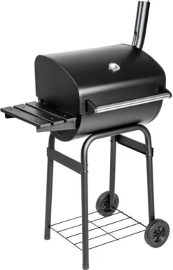 Tectake Holzkohlegrill Mit Deckel Und Thermometer - Schwarz -Günstiges Laube Lust Geschäft 343f717df9254451f3cde67b369eb4fc
