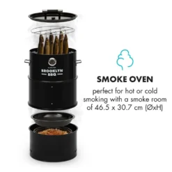 Brooklyn-BBQ 4-in-1-Grillfass | Grill, Smoker SlowCooker & Feuerschale | Ø 42 Cm | Stahl | Pulverbeschichtet 10 Brooklyn-BBQ 4-in-1-Grillfass | Grill, Smoker SlowCooker & Feuerschale | Ø 42 Cm | Stahl | Pulverbeschichtet -Günstiges Laube Lust Geschäft 34c13589ae4fba5fe23cede567c4afa4