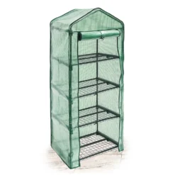 Relaxdays Foliengewächshaus Mit PE Gitterfolie