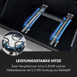 Klarstein Gasgrill Mit Kochplatte, Seitenbrenner Gasgrill Mit 3 Brenner, 8,1kW Edelstahl-Gasgrill, BBQ Gasgrill Für Balkon & Garten, Grill Für Gas & Kohle, Gasgrills Mit Thermometer 15 Klarstein Gasgrill Mit Kochplatte, Seitenbrenner Gasgrill Mit 3 Brenner, 8,1kW Edelstahl-Gasgrill, BBQ Gasgrill Für Balkon & Garten, Grill Für Gas & Kohle, Gasgrills Mit Thermometer -Günstiges Laube Lust Geschäft 35745304da6c87afa3c6002e458d9b7e
