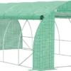 Outsunny Foliengewächshaus Polytunnel 6 X 3 X 2 M Begehbares Gewächshaus Mit Aufrollbar Abdeckungen Folientunnel Treibhaus UV-Schutz Stahlrohr Grün -Günstiges Laube Lust Geschäft 36a52c689f5c91ee5ebefe7bf1a26252