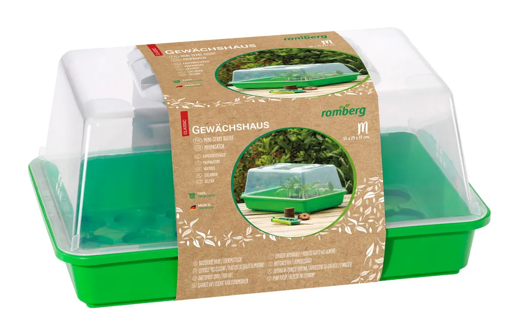 Romberg Gewächshaus M 38 X 24 X 19 Cm Mit Belüftung, Sehr Stabil 8 Romberg Gewächshaus M 38 X 24 X 19 Cm Mit Belüftung, Sehr Stabil – Bild 6