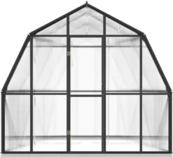VIDAXL Gewächshaus Mit Fundamentrahmen Anthrazit 6,43 M² Aluminimum -Günstiges Laube Lust Geschäft 3854fc900e7eb0efffcfcaae59f2ad7e