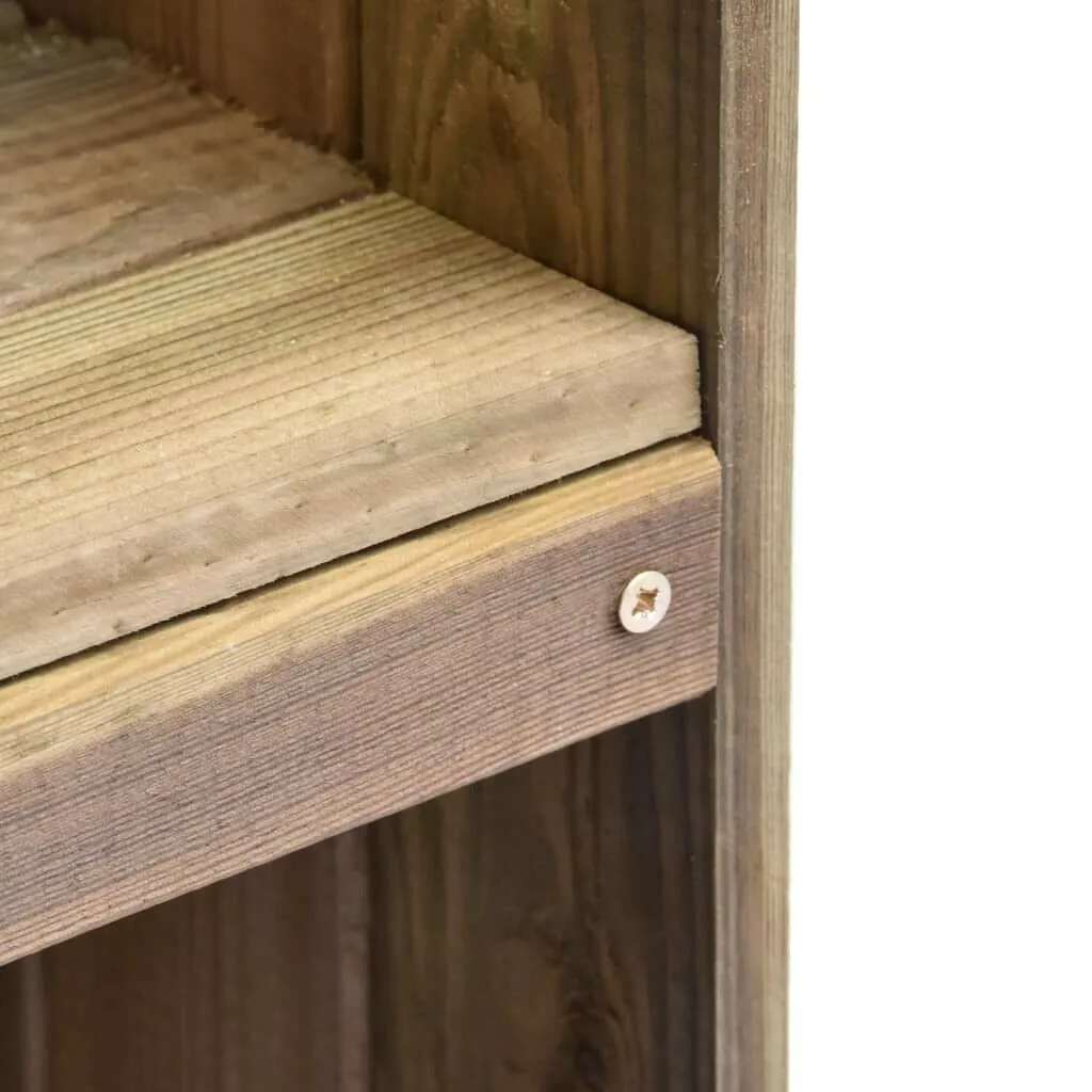 VIDAXL Garten-Geräteschuppen 36 X 36 X 163 Cm Kiefernholz Imprägniert 7 VIDAXL Garten-Geräteschuppen 36 X 36 X 163 Cm Kiefernholz Imprägniert – Bild 5