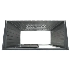 Juskys Metall Gerätehaus S Mit Pultdach, Schiebetür & Fundamentrahmen - 1,4 M² - 161 X 86 X 181 Cm - Anthrazit - Geräteschuppen Gartenhaus Schuppen -Günstiges Laube Lust Geschäft 38a92294e83a006fb774b1711e88e9fc