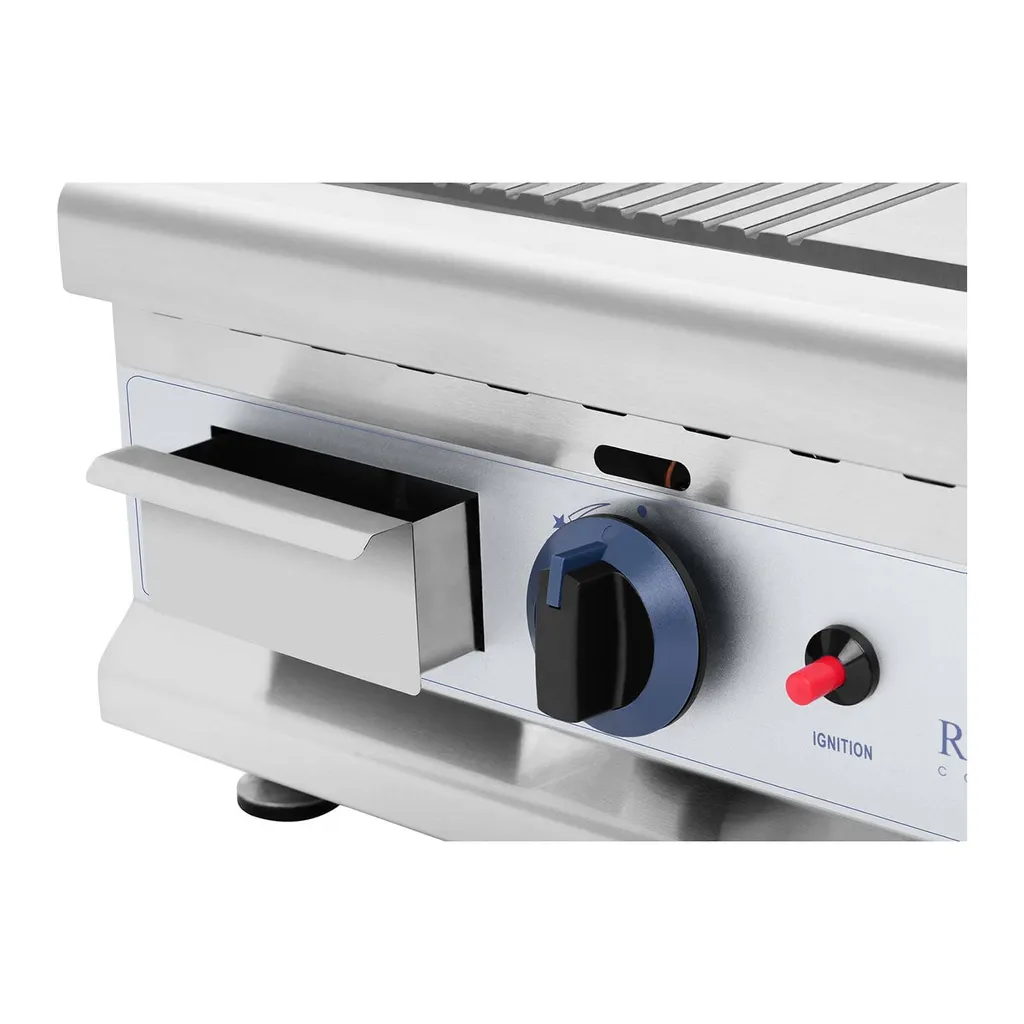 Gasgrill 2 X 3100 W Profi Gasbräter Glatt Geriffelt 60 X 40 Cm Propan Butan 4 Gasgrill 2 X 3100 W Profi Gasbräter Glatt Geriffelt 60 X 40 Cm Propan Butan – Bild 2
