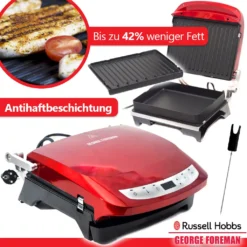 Russell Hobbs George Foremann Präzisions-Grill -Günstiges Laube Lust Geschäft 3a6a683b1ebd79422a5d9c55e61eb4dc
