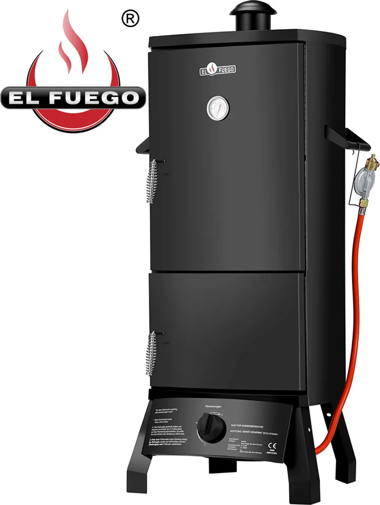 El Fuego Gasgrill / Smoker Standgrill Portland Grillfl. 3x 32x31cm 11 El Fuego Gasgrill / Smoker Standgrill Portland Grillfl. 3x 32x31cm – Bild 9