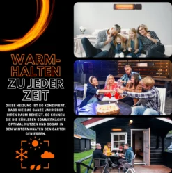 Starlyf® Radiant Heater – Wetterfeste Halogen-Infrarot-Heizung Mit Direktwärme-Technologie, Inkl. Fernbedienung, 2000 Watt – Aus Der TV Werbung -Günstiges Laube Lust Geschäft 3b6b48754945814742c0a1c2a0f6cafb