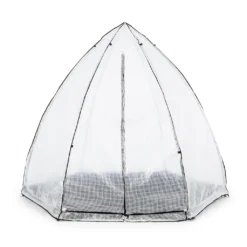 Waldbeck Greenshelter M Gewächszelt Folienzelt Überwinterungszelt , Maße: 240 X 200 Cm (ØxH) , Verzinkter Stahlrohrrahmen Ø25mm , PVC-Gitterfolie: Reißfest, Lichtdurchlässig, UV-beständig & Wasserdicht , Eingang Mit Reißverschluss , Inkl. Abspannseilen Und Heringen -Günstiges Laube Lust Geschäft 3bb613b9ef2018bd036198cb35320d9d