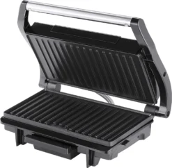 Monzana Kontaktgrill Antihaftbeschichtete Grillplatten Herausnehmbare Auffangschale Cool-Touch-Griff 1500 W Panini Toaster Grill Sandwichmaker Schwarz -Günstiges Laube Lust Geschäft 3bca91ed401000b3dd16d9c3f47a6aee