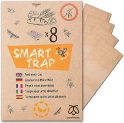 Pestmatic Smarte Mottenfalle X8, Vorratskammer Mottenfänger Für Die Küche, Pheromon Mottenfalle, Mittel Gegen Motten, Lebensmittelmotten Falle, Anti Motten Klebebrettfalle