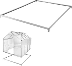 Tectake Gewächshaus Aus Aluminium Mit Fundament - 250 X 185 X 195 Cm -Günstiges Laube Lust Geschäft 3c16002432c2b4d4df435589cfc6febf