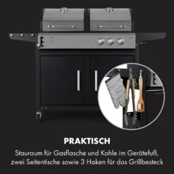 Klarstein Gasgrill Mit Kochplatte, Seitenbrenner Gasgrill Mit 3 Brenner, 8,1kW Edelstahl-Gasgrill, BBQ Gasgrill Für Balkon & Garten, Grill Für Gas & Kohle, Gasgrills Mit Thermometer 14 Klarstein Gasgrill Mit Kochplatte, Seitenbrenner Gasgrill Mit 3 Brenner, 8,1kW Edelstahl-Gasgrill, BBQ Gasgrill Für Balkon & Garten, Grill Für Gas & Kohle, Gasgrills Mit Thermometer -Günstiges Laube Lust Geschäft 3c6b3bd651d93c3f5ea8d2faca709b3f